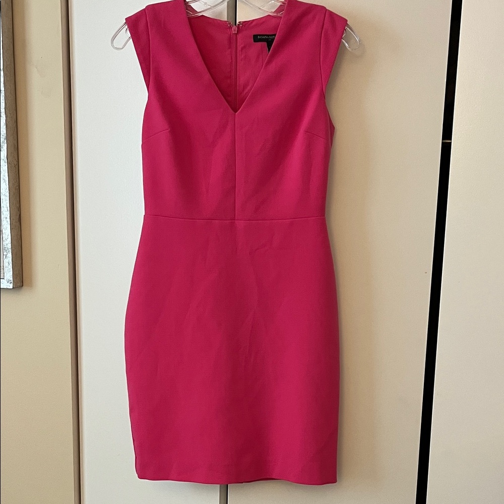 Banana Republic Vibrant Pink Mini Dress